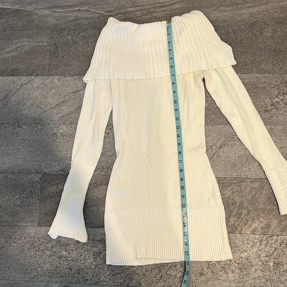 Cache Cream Ribbed Knit Sweater - Picture 3 of 5